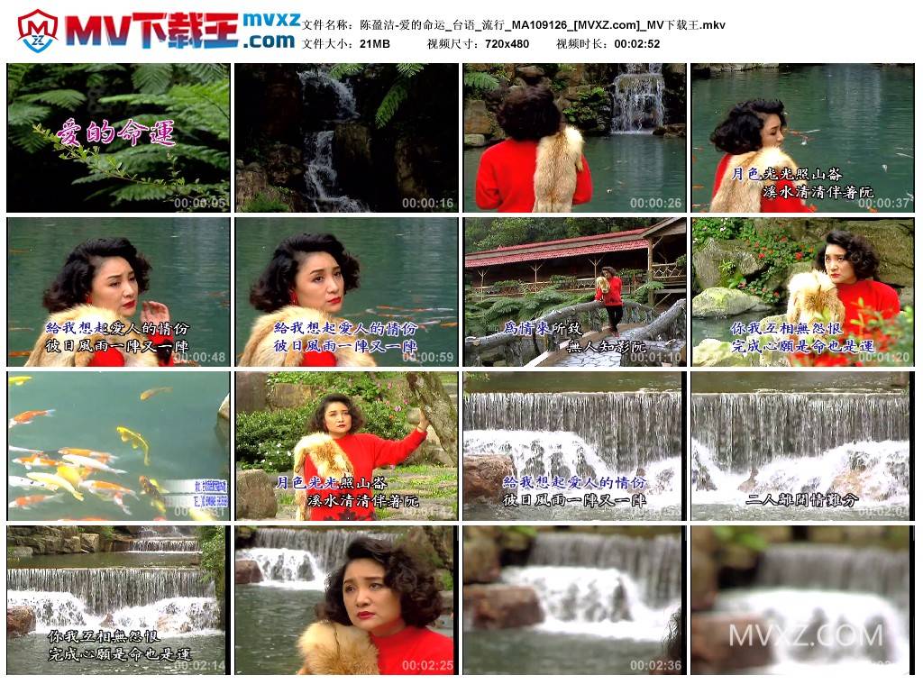 陈盈洁-爱的命运_台语_流行_MA109126